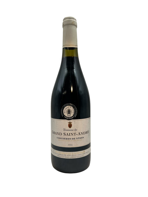 Bottle of Grand Saint-André red wine 2006