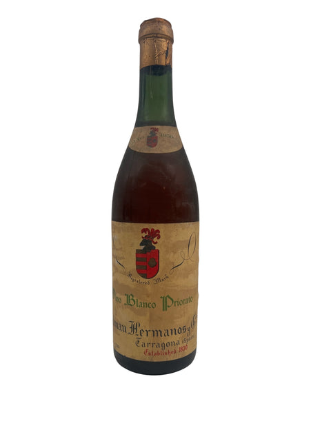 Flaske af Vino Blanco Priorato Escudero 1930