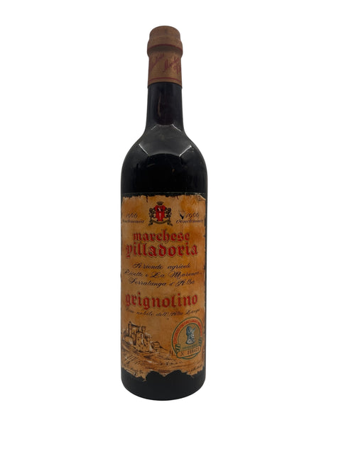 Flaske af Grignolino Marchese Pilladoria 1966 rødvin