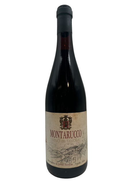 Bottle of Montarucco Livio Pavese 2019 red wine