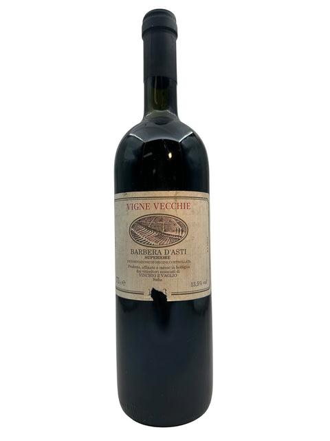 Bottle of Vigne Vecchie Barbera d'Asti Superiore red wine