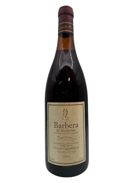 Bottle of Barbera del Monferrato from Nuova Cappelletta vintage 1991
