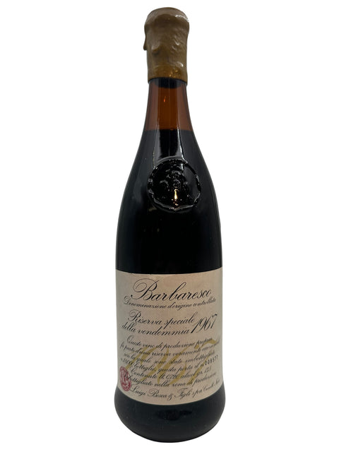 Bottle of Barbaresco Luigi Bosca 1967 Italian red wine
