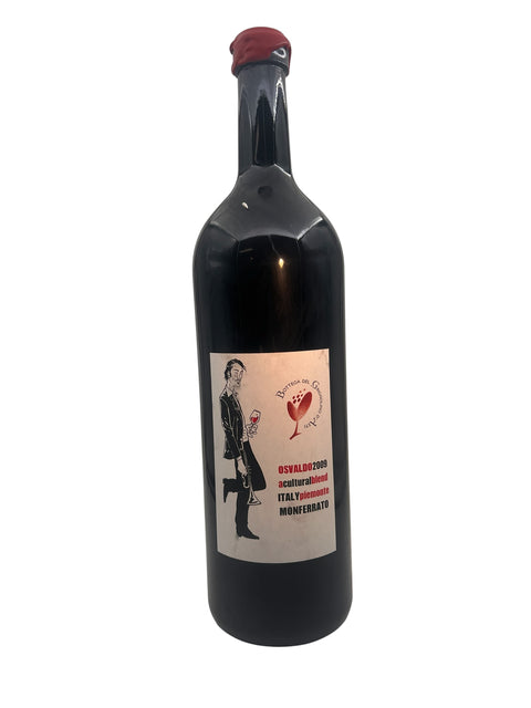 Bottle of Osvaldo Bottega del Grignolino 2009 red wine from Monferrato