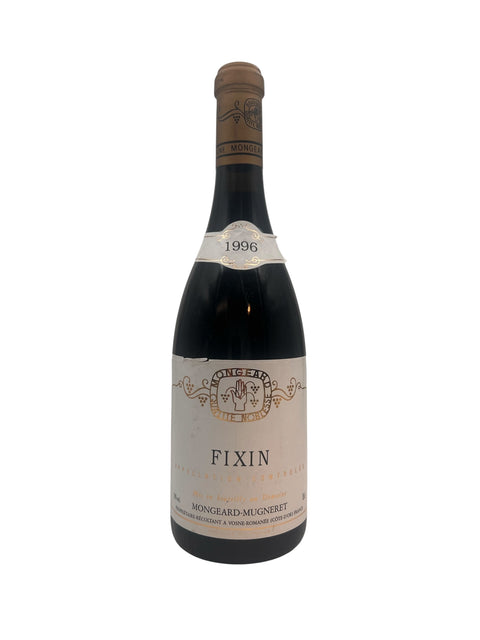 Flaska Fixin Mongeard-Mugneret 1996 rött vin