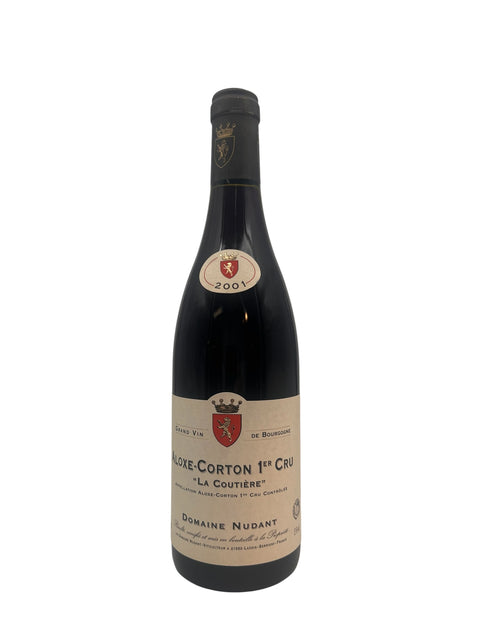 Bouteille de vin rouge Aloxe-Corton Domaine Nudant 2001