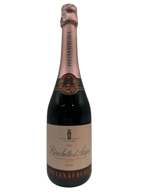 Brachetto d'Acqui Fontanafredda 1996 mousserande vinflaska