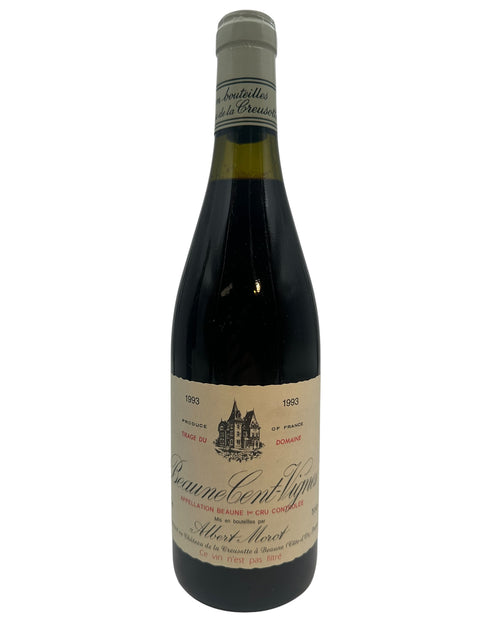 Bottle of Beaune Cent-Vignes Albert Morot 1993 vintage red wine