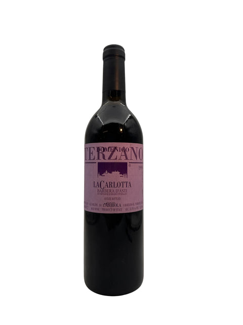 Fles rode wijn La Carlotta Domenico Terzano 1990
