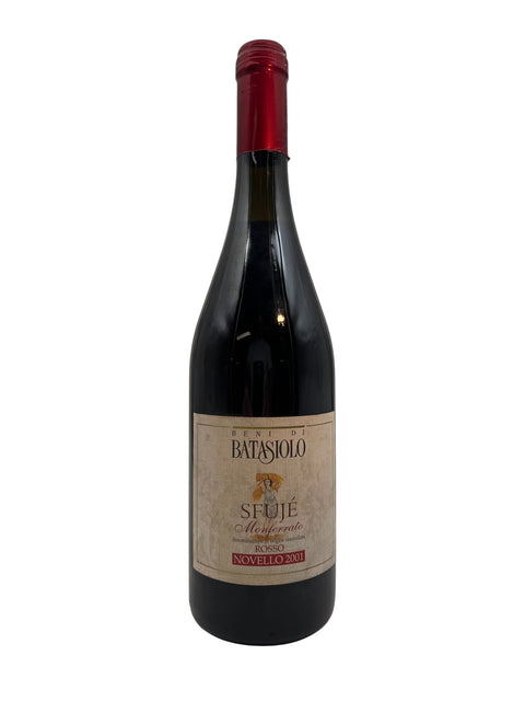 Beni di Batasiolo Sfujé Monferrato Rosso fles uit 2001