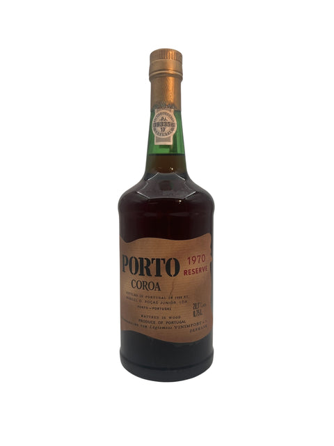 Fles Coroa Poças Junior 1970 portwijn