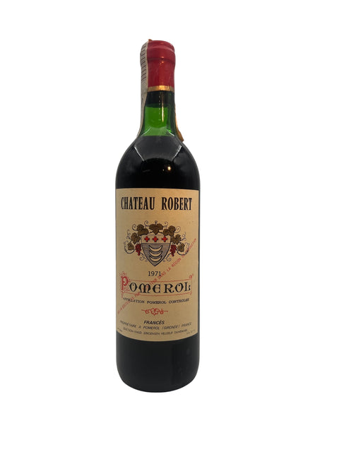 Fles Pomerol Chateau Robert 1971