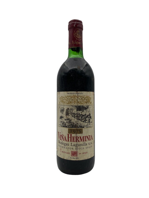 Rioja Viña Herminia 1975 (mogelijke schade aan het etiket)
