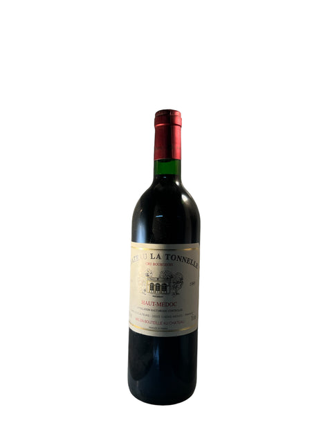 Vin 1989 - Chateau la Tonnelle Cru Bourgeois (bad label)