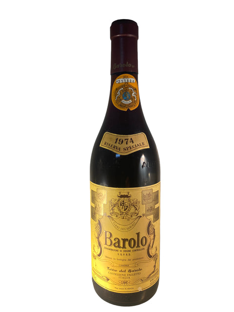 Barolo 1974 Terre del Barolo Riserva Spezialität